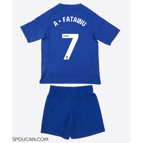 Dječji Nogometni Dres Leicester City Issahaku Fatawu #7 Domaci 2025-26 Kratak Rukav (+ Kratke hlače)